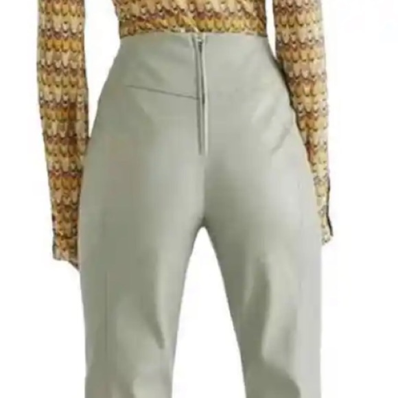 Free People We The Free Real Deal Slit Vegan Pants Seagrass Size 30 - Picture 14 of 14